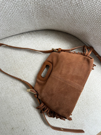 Sac à main en cuir Jodie cognac