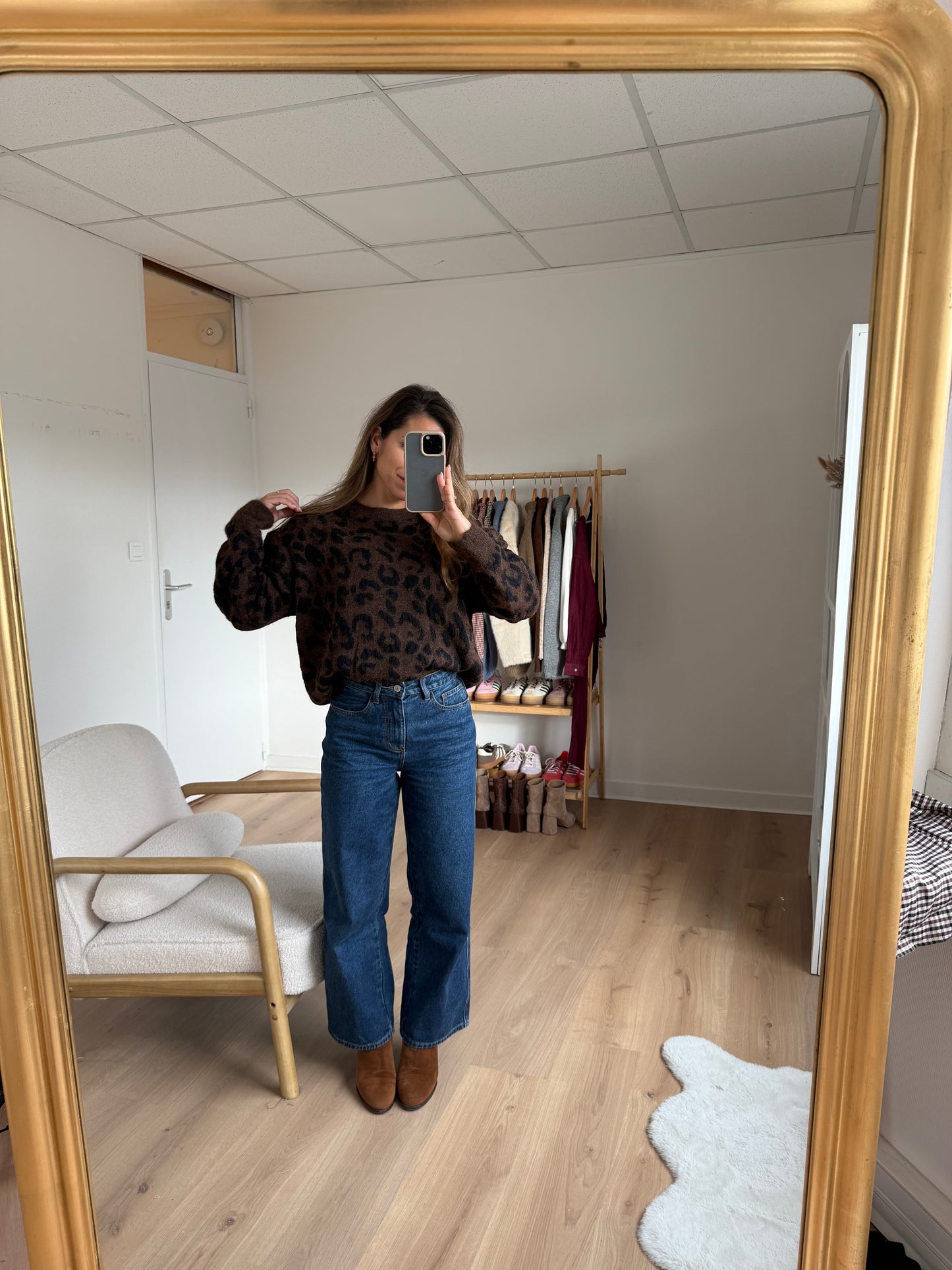 Pull Camille léopard