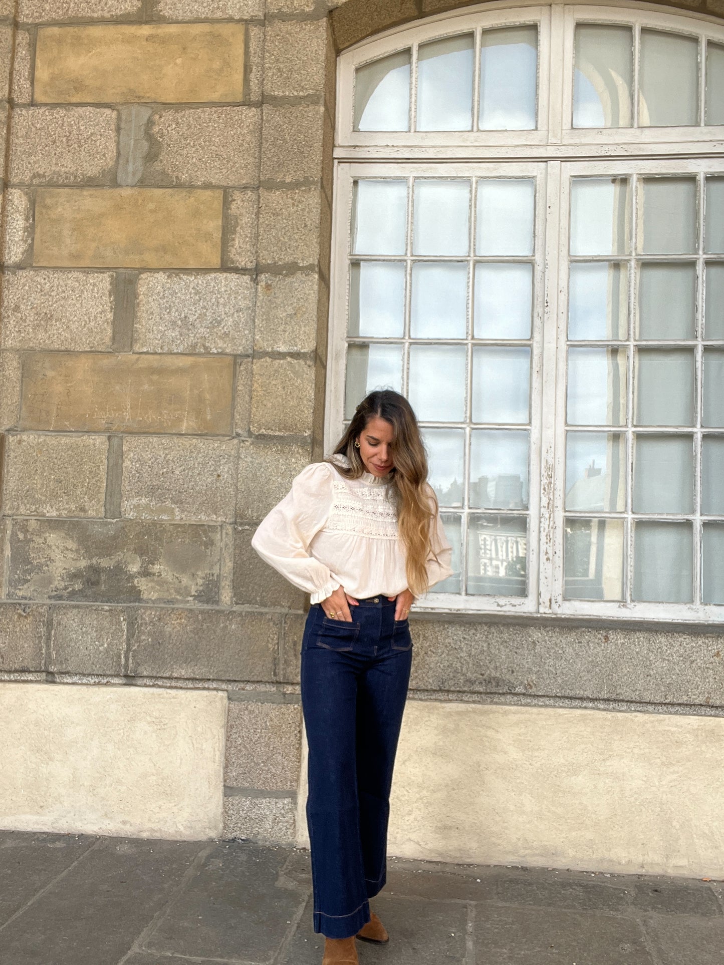 Blouse écrue Hortense