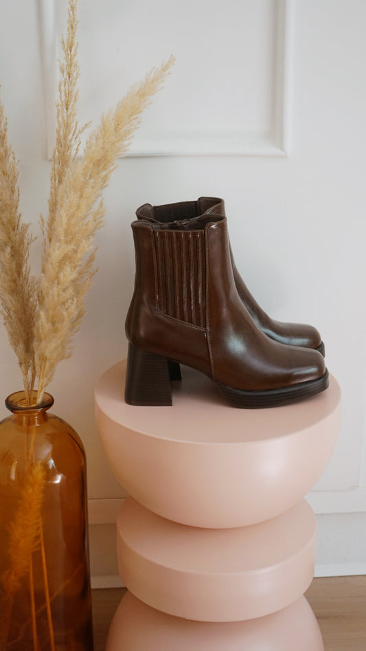 Bottines Adèle Chocolat