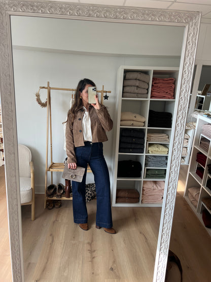 Veste effet daim Aline