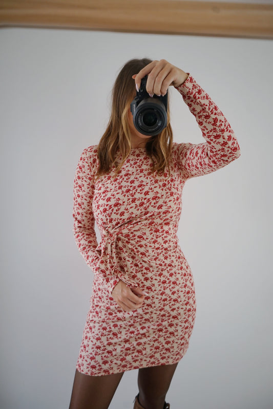 Robe courte à noeud Coline