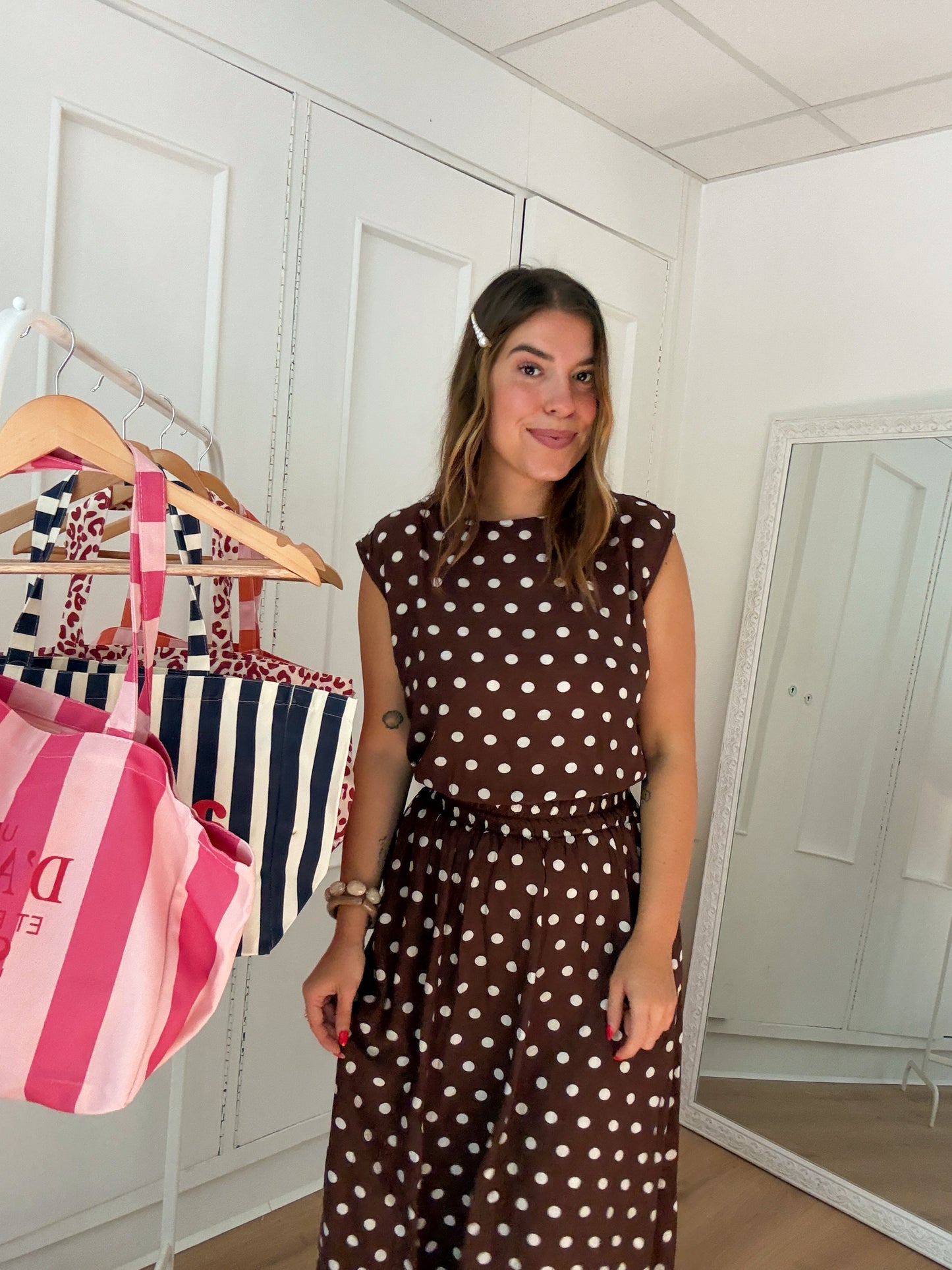 Ensemble Ornella à pois