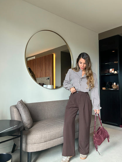 Blouse à carreaux Jeanne