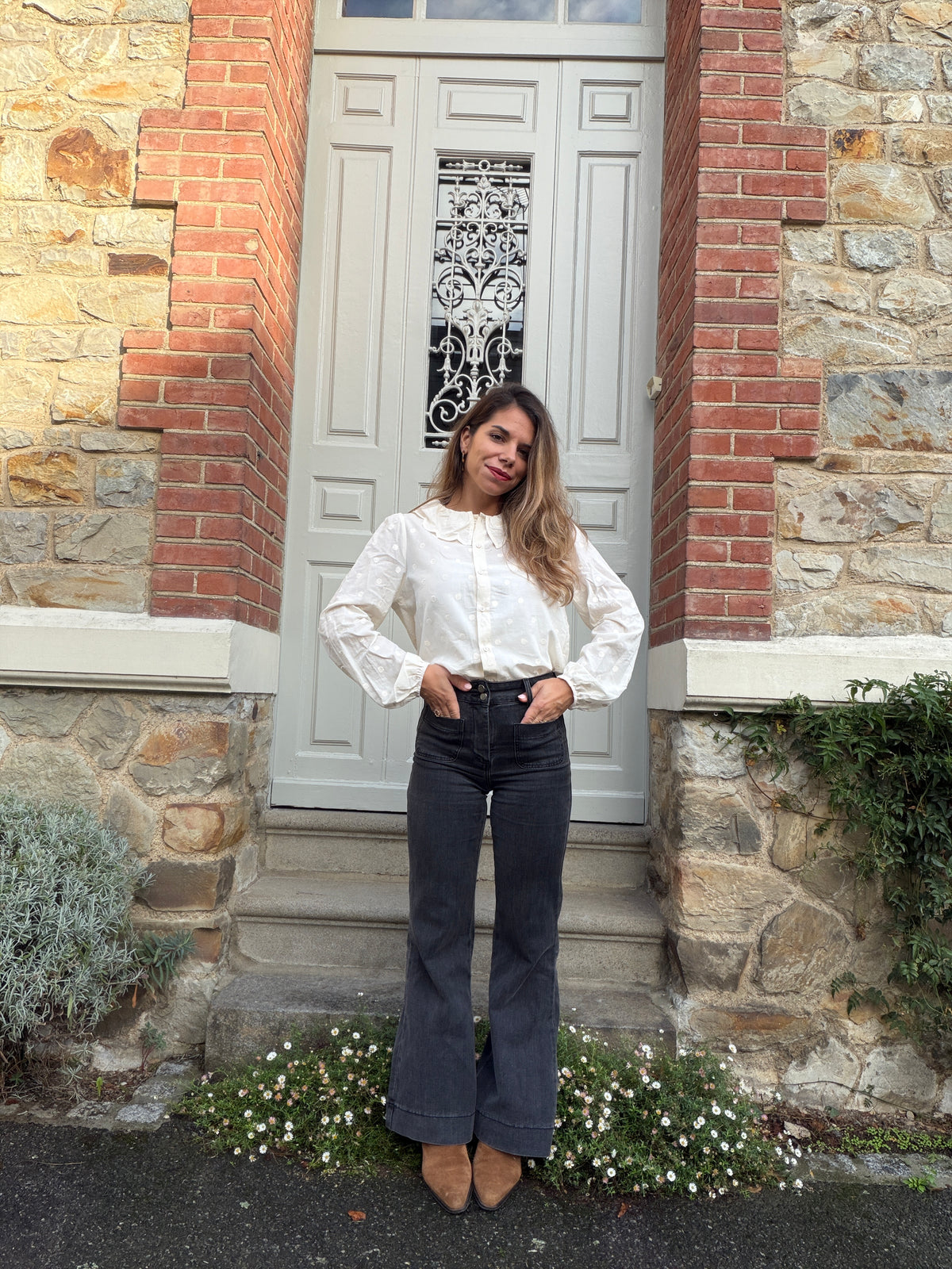 Blouse à pois Josie
