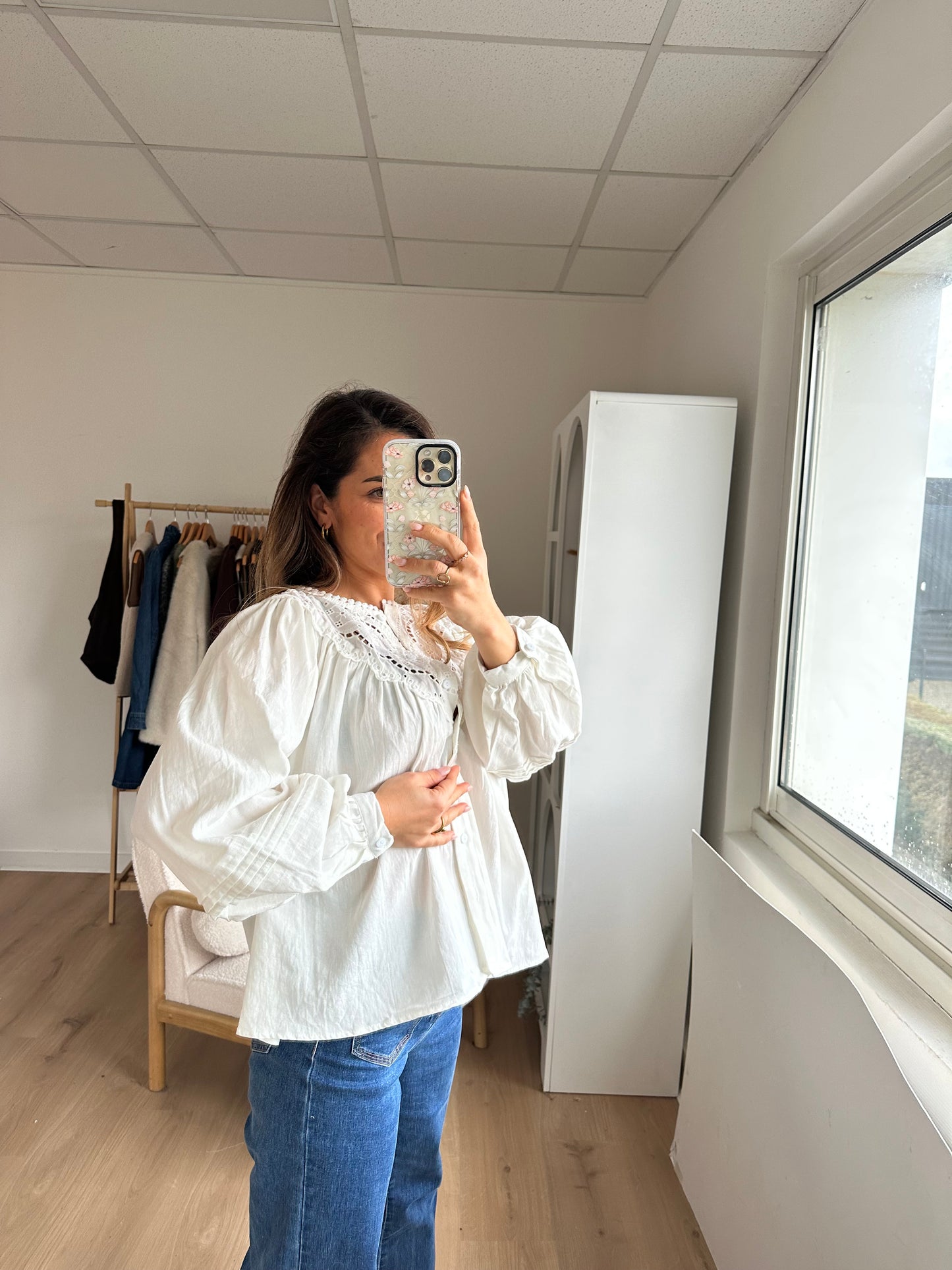 Blouse blanche ample Pia