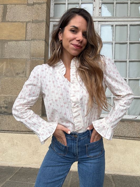 Blouse à fleurs Janelle