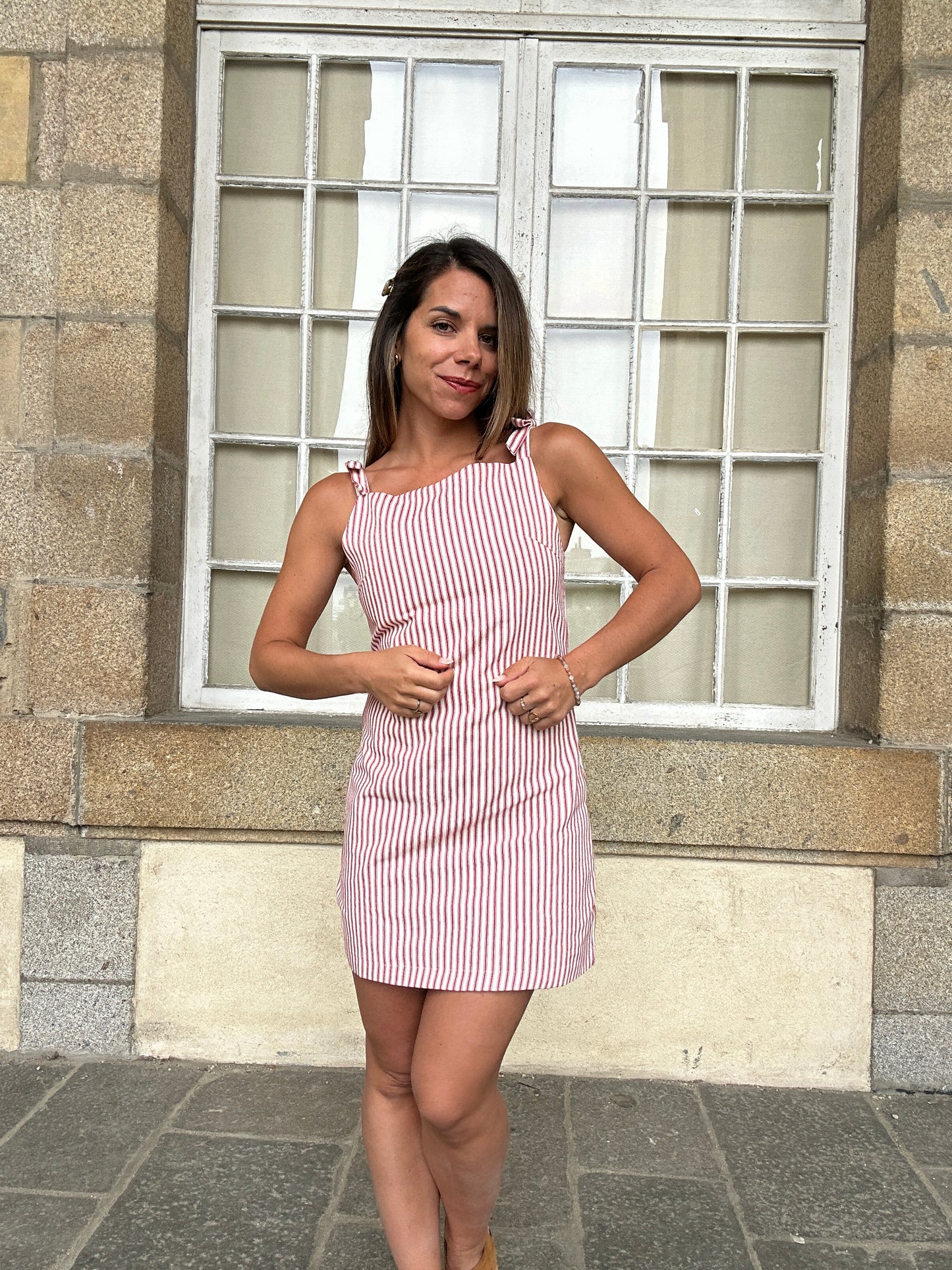Robe rayée Sixtine