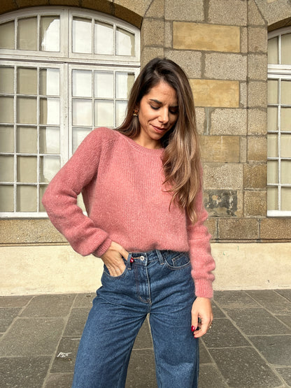Pull Anna vieux rose