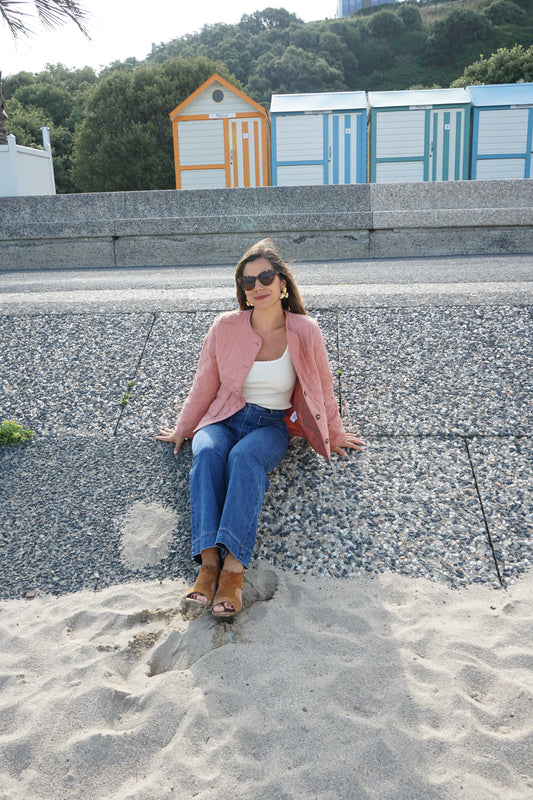 Veste matelassée Rose