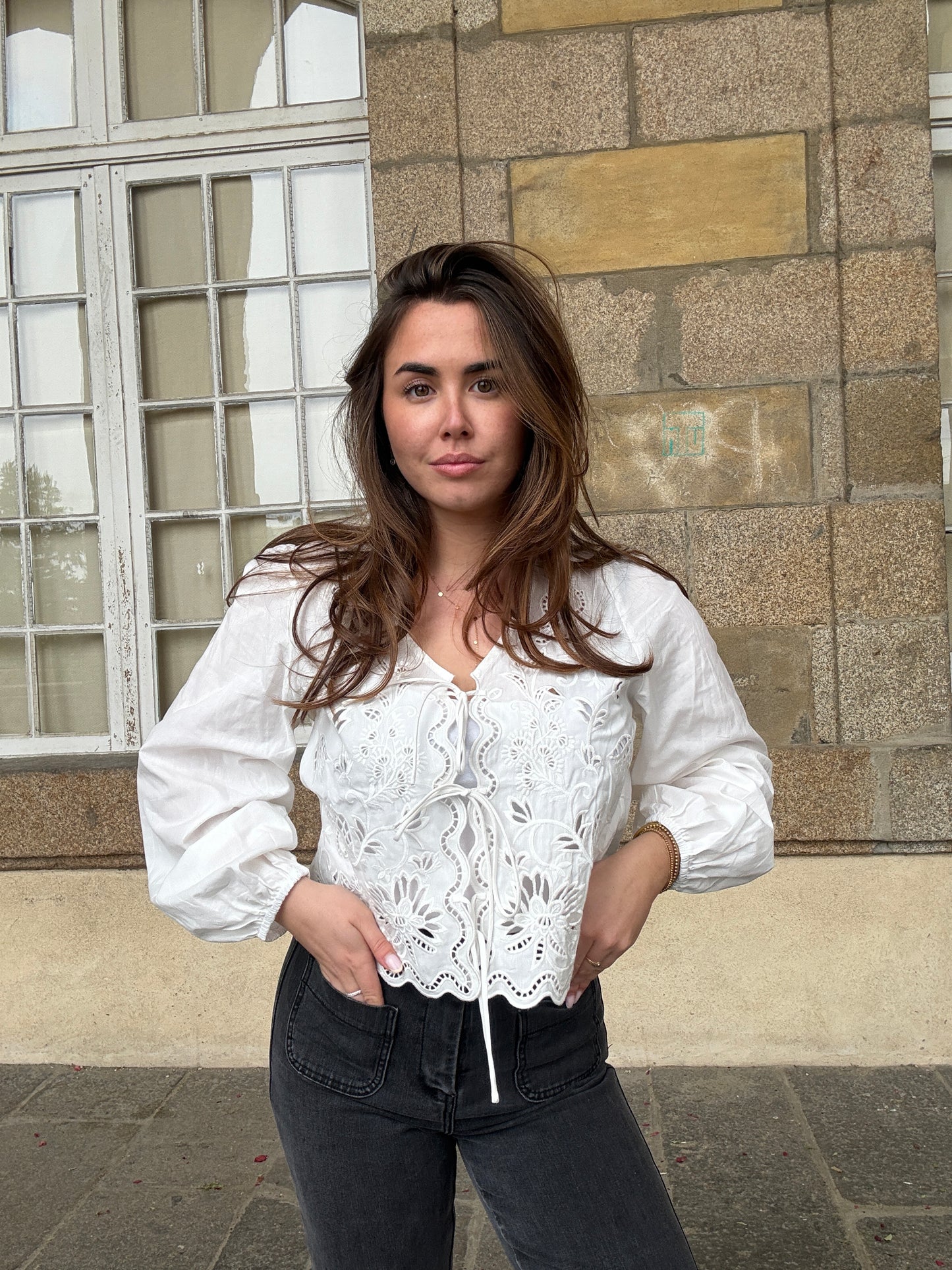 Blouse brodée Juliette