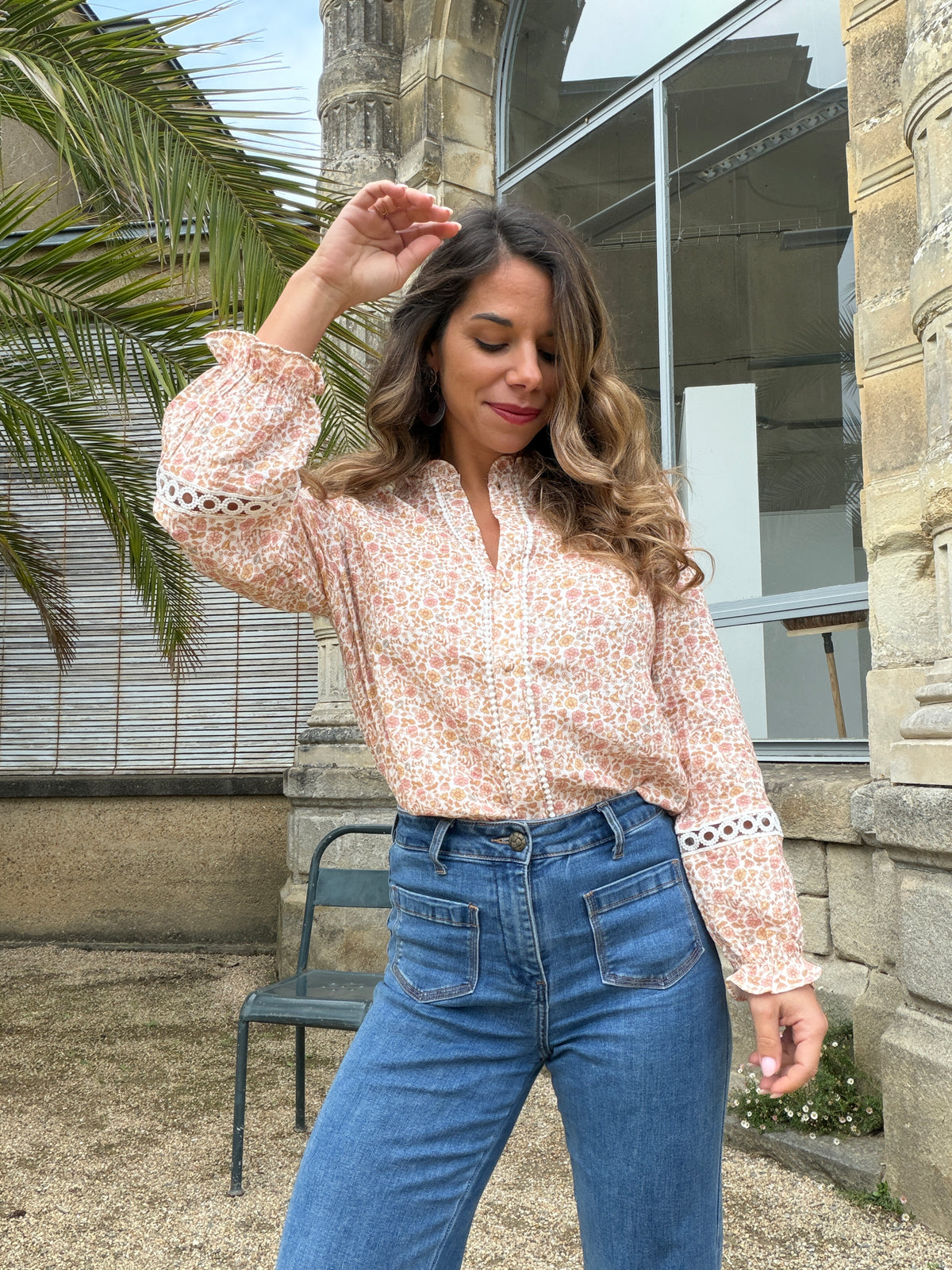 Blouse fleurie Daphné