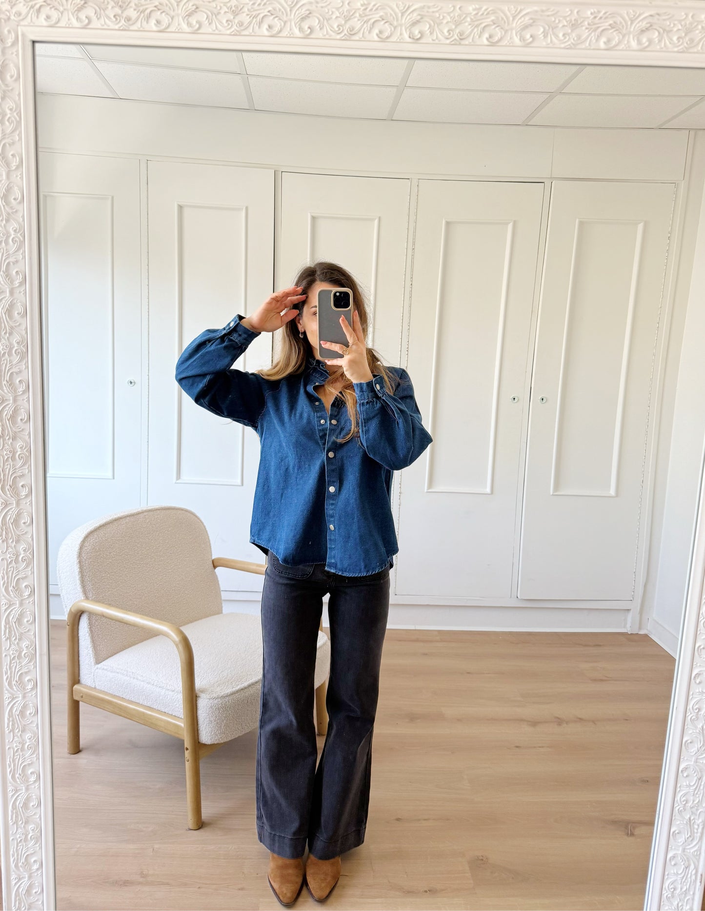 Surchemise en jean Livia