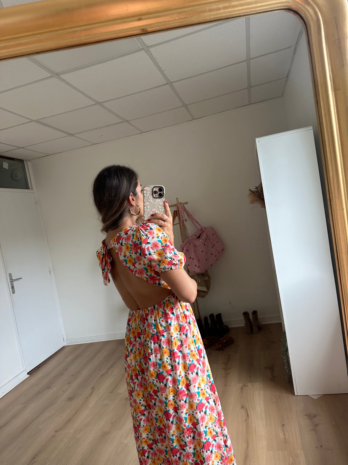 Robe longue fleurie Dorothée