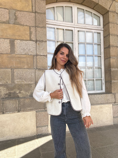 Gilet berger vichy Colette