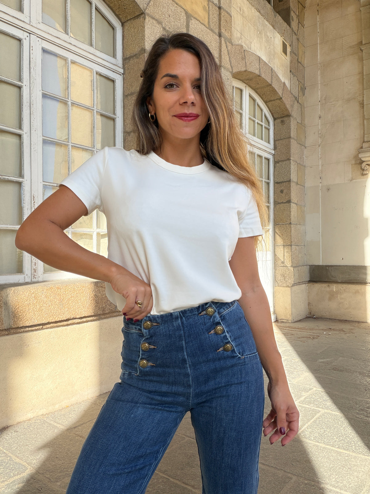 Jean Victorine denim foncé