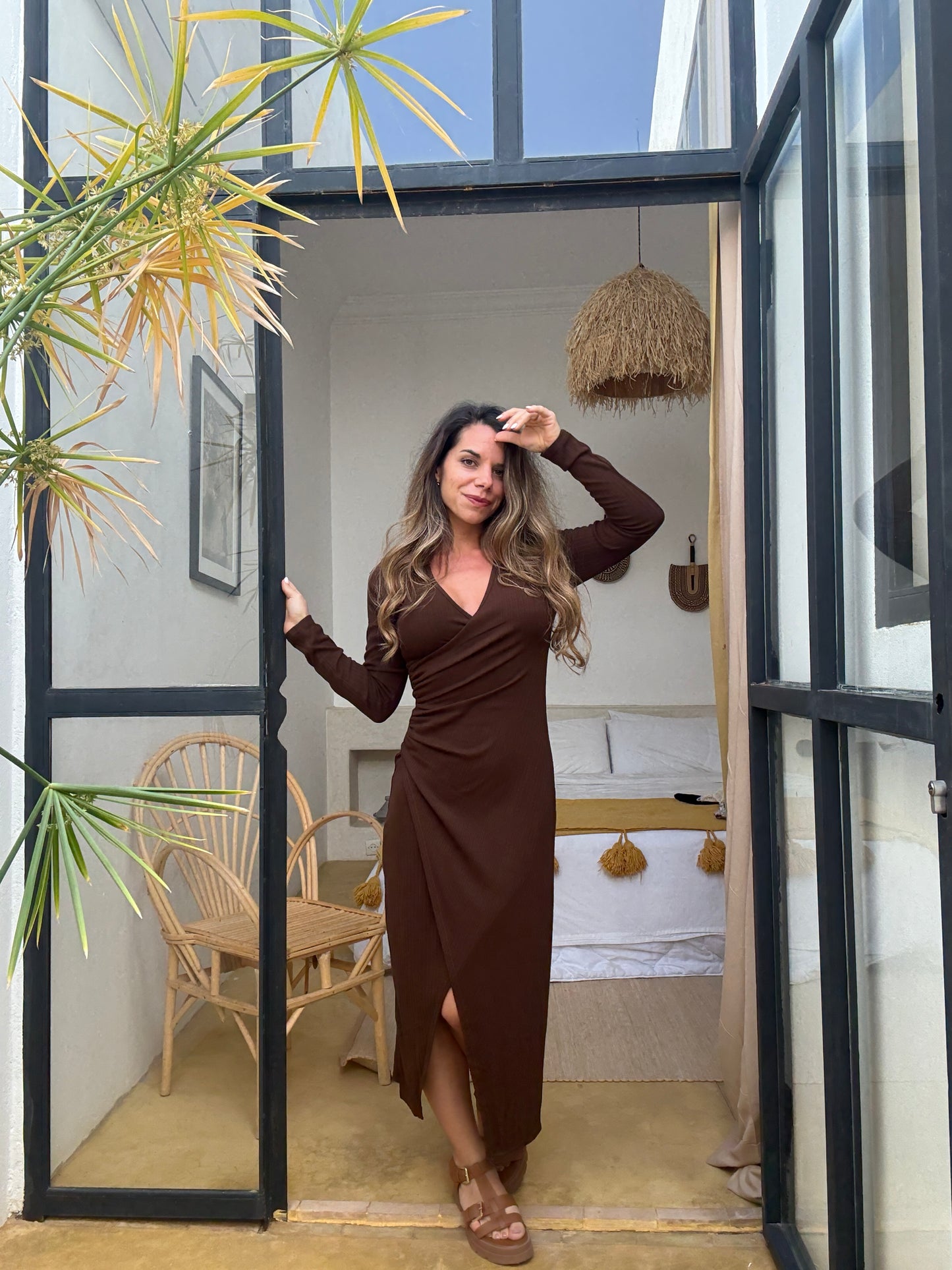 Robe Romane chocolat