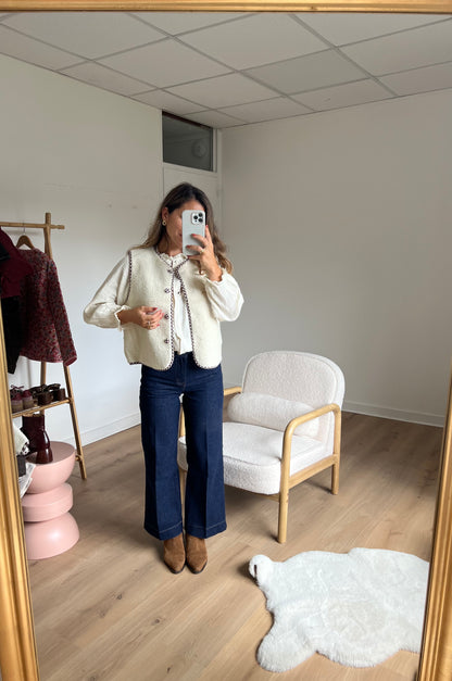 Gilet berger vichy Colette