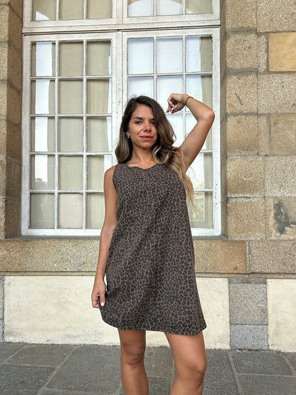 Robe Léa léopard