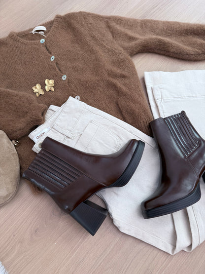 Bottines Adèle Chocolat