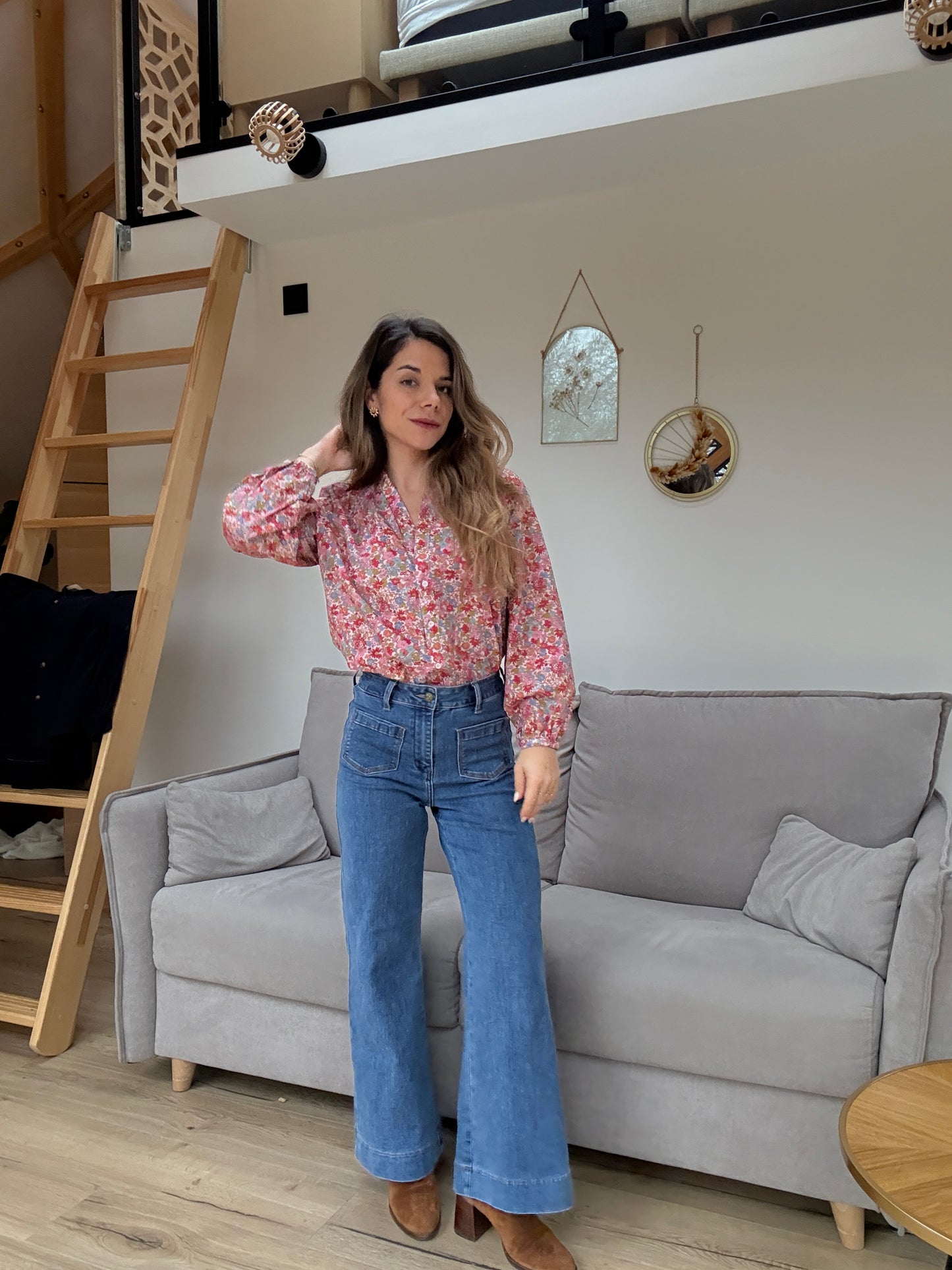 Blouse fleurie Capucine