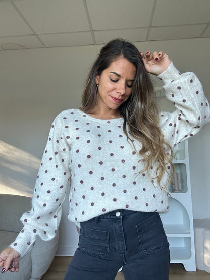 Pull à pois Isadora