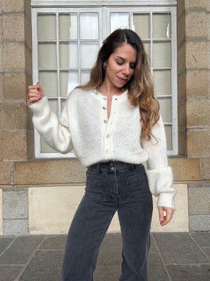 Cardigan Garance écru