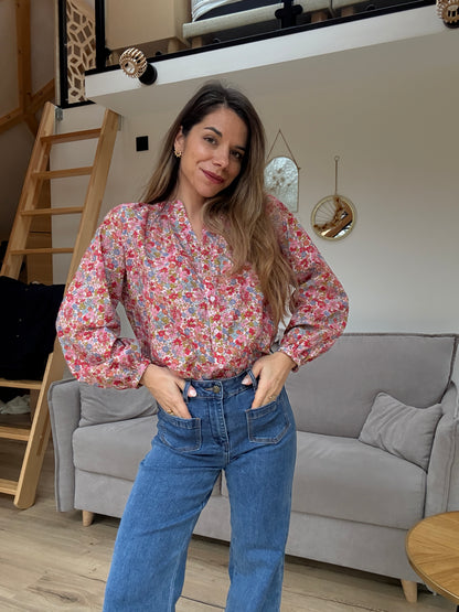 Blouse fleurie Capucine