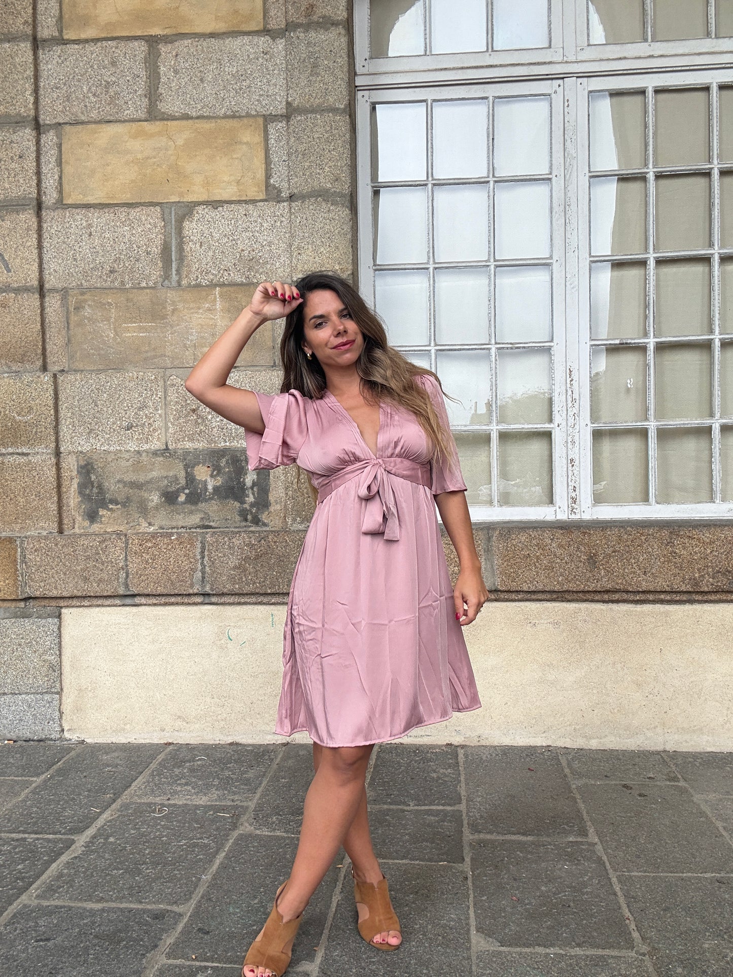 Robe Valentina rose