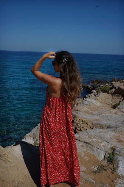 Robe longue fleurie Murcia