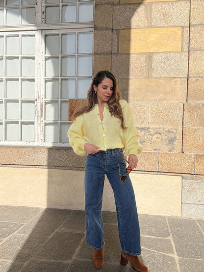 Maille en laine Bianca light Yellow