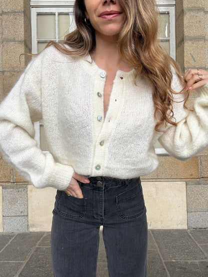 Cardigan Garance écru