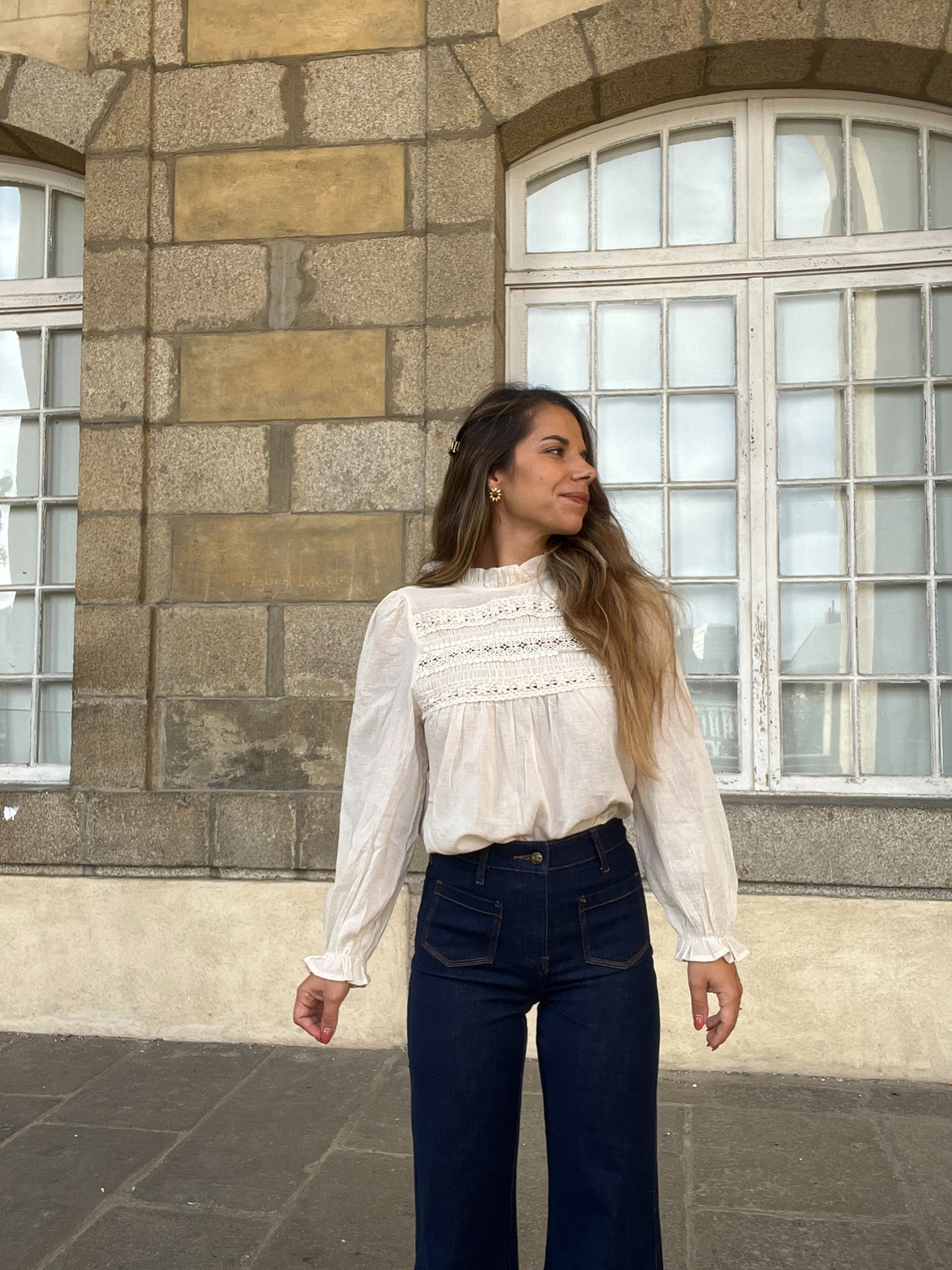 Blouse écrue Hortense