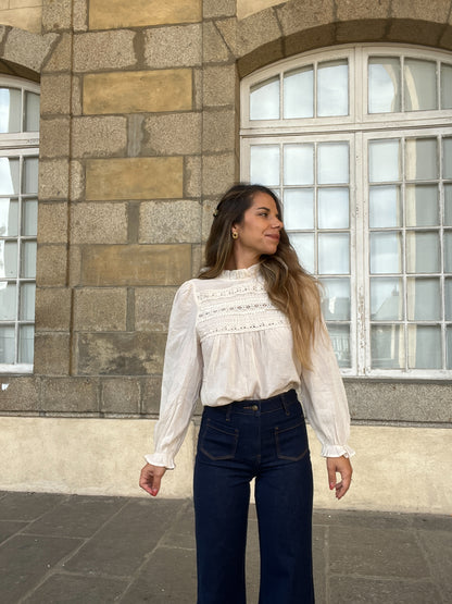 Blouse écrue Hortense