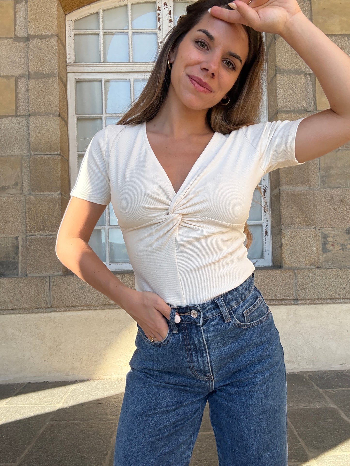 Tee-shirt écru Ysé