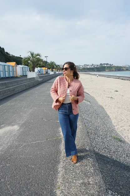 Veste matelassée Rose