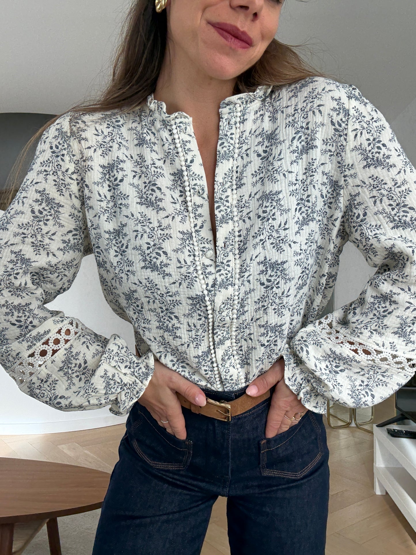 Blouse Emma fleurie