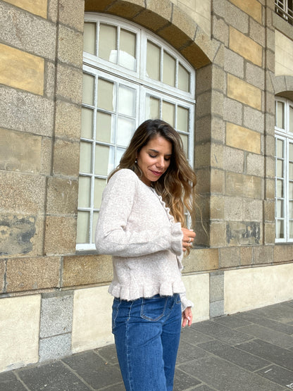 Cardigan Maxine taupe