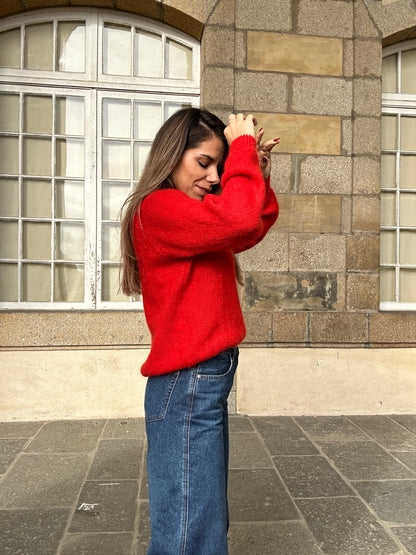 Pull Anna rouge