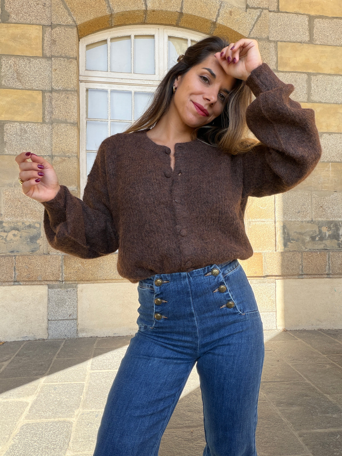 Cardigan Lise Chocolat