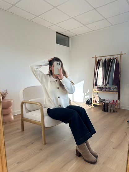 Cardigan Gloria écru