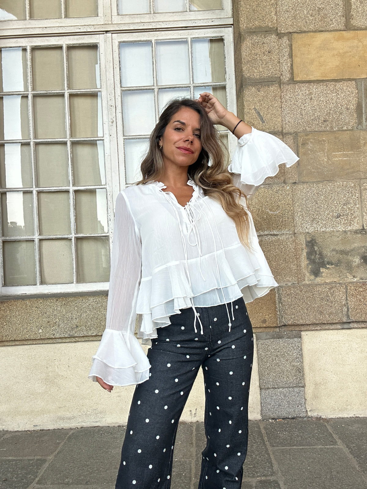 Blouse Aria ecrue
