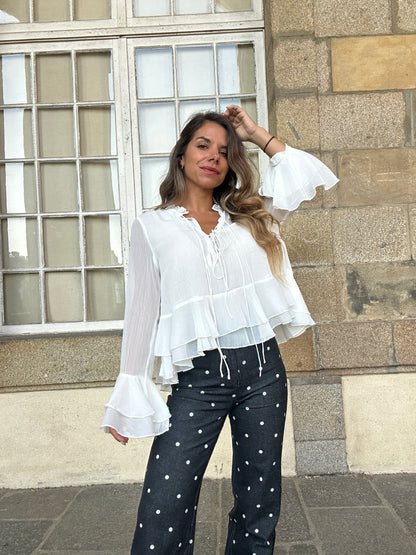 Blouse Aria ecrue