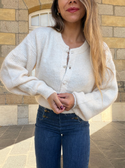 Cardigan Lise Ecru