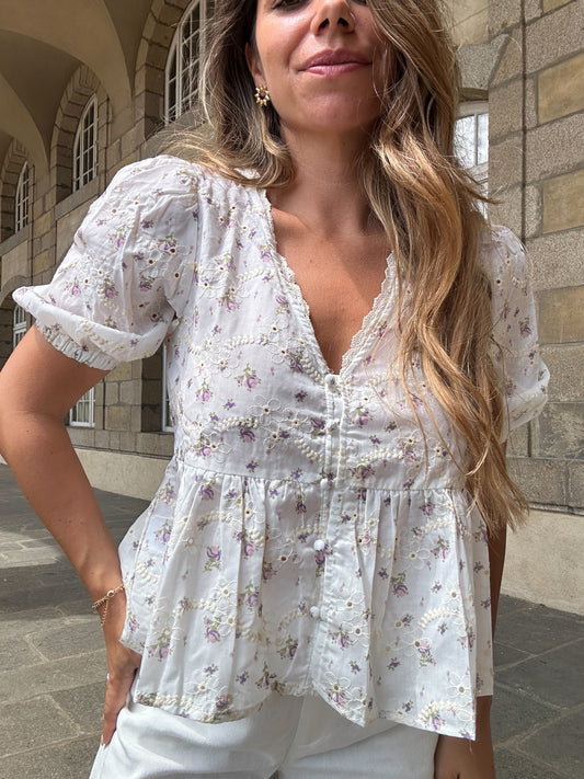 Blouse légère Violette