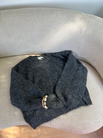Pull en laine gris Henri