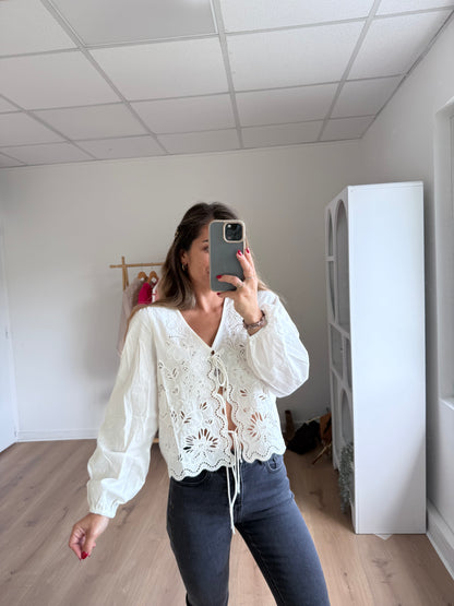 Blouse brodée Juliette