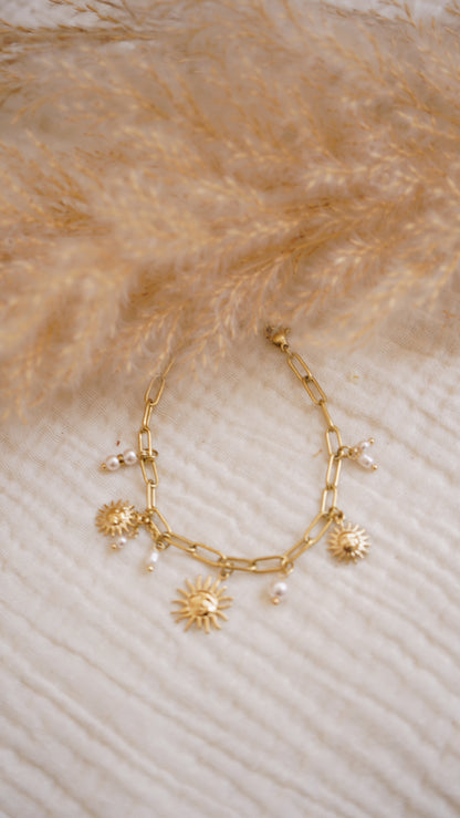 Bracelet chaîne soleil