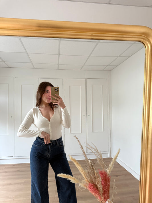 Pull fin en pointelle Coralie