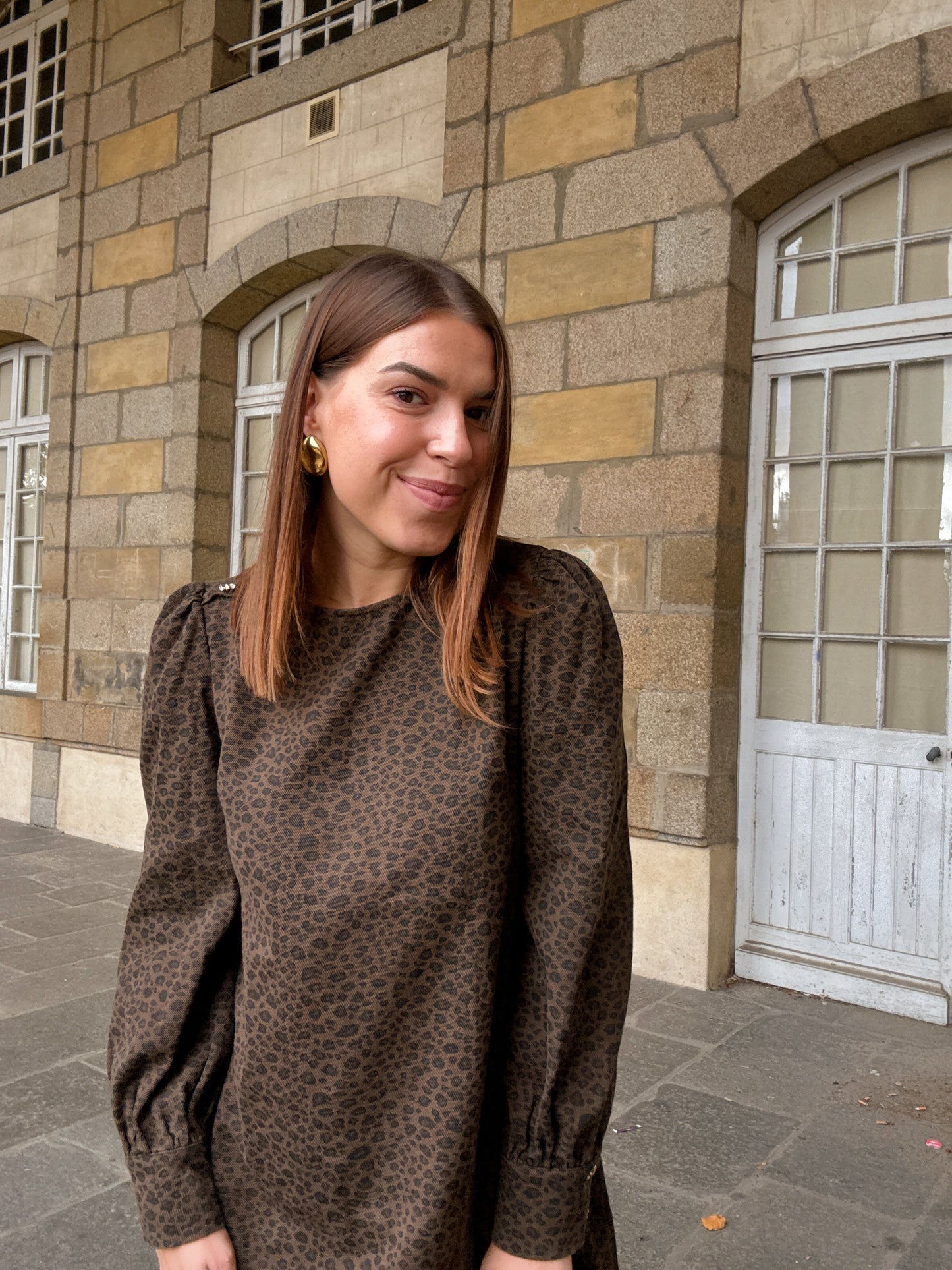 Robe Victoire léopard